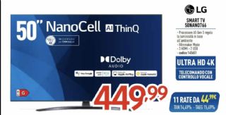 LG TV 50NANO766 50'' NANOCELL 4K